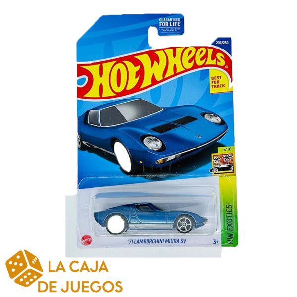 HOTWHEELS BÁSICO 71 LAMBORGHINI MIURA SV