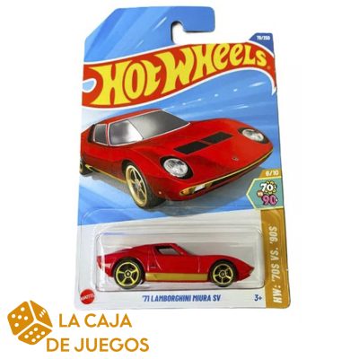 HOTWHEELS BÁSICO 71 LAMBORGHINI MIURA SV 1