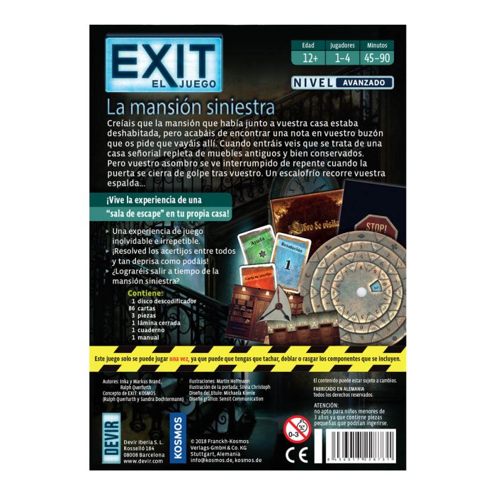 EXIT LA MANSIÓN SINIESTRA - Imagen 2