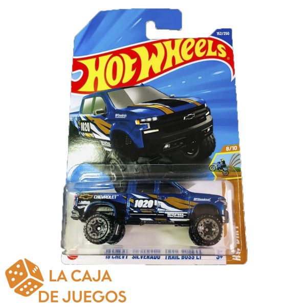 HOTWHEELS BÁSICO CAMIONETA CHEVY SILVERADO TRAIL BOSS LT