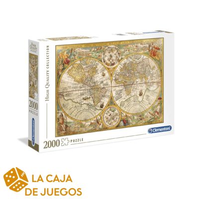 CLEMENTONI HIGH QUALITY 2000 PIEZAS MAPA ANTIGUO