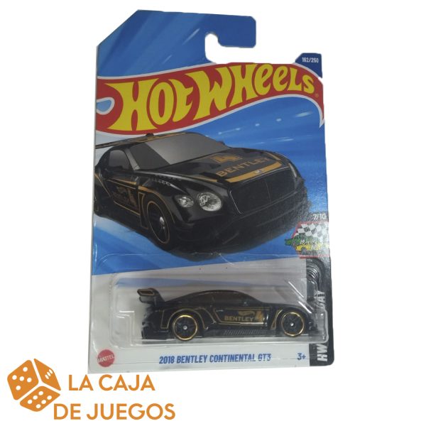 HOTWHEELS BÁSICO 2018 BENTLEY CONTINENTAL GT3 2