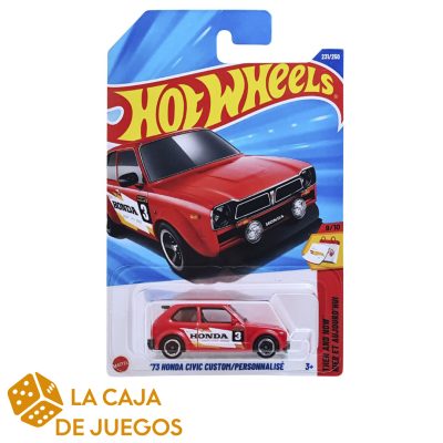 HOTWHEELS BÁSICO 73 HONDA CIVIC CUSTOM 2