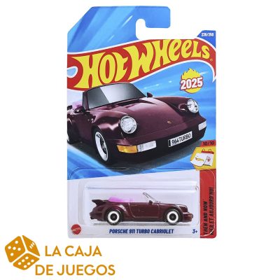 HOTWHEELS BÁSICO PORSCHE 911 TURBO CABRIOLET