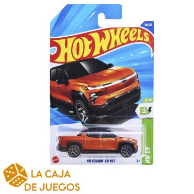 HOTWHEELS BÁSICO CAMIONETA SILVERADO EV RST 3