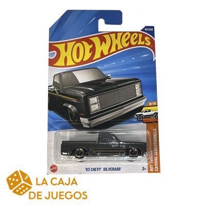 HOTWHEELS BÁSICO CAMIONETA 83 CHEVY SILVERADO 3