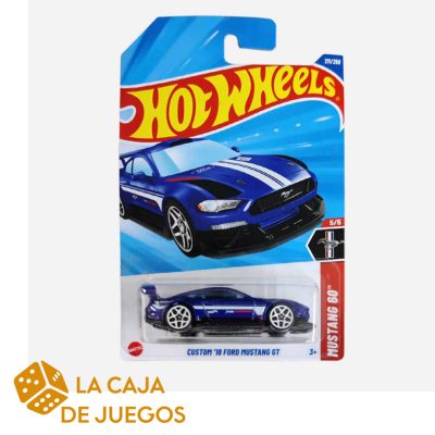 HOTWHEELS BÁSICO CUSTOM 18 FORD MUSTANG GT
