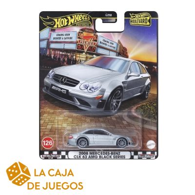 HOTWHEELS PREMIUM 2008 MERCEDES BENZ CLK AMG BLACK SERIES