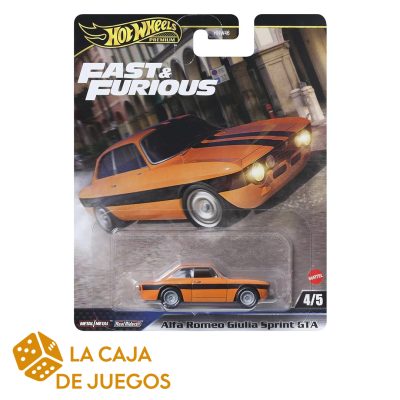 HOTWHEELS PREMIUM FAST AND FURIOUS ALFA ROMEO GIULIA SPRINT GTA