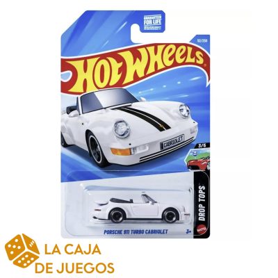 HOTWHEELS BÁSICO PORSCHE 911 TURBO CABRIOLET 1