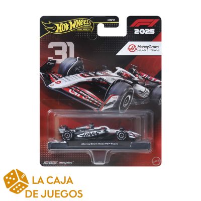 HOTWHEELS PREMIUM FORMULA 1 MONEYGRAM HASS F1 TEAM